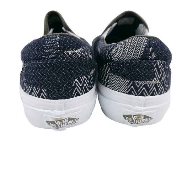 VANS Classic Slip On DENIM PATCHWORK Unisex Canvas Shoes Men's 4.5 Women's 6 - Picture 5 of 8